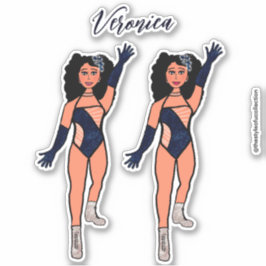 Adesivo Adicionar um nome Dancer Sticker Indigo & Diamante