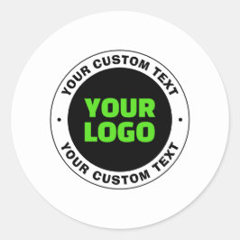 Adesivo Adicione o logotipo da sua própria empresa ou o De