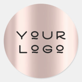 Adesivo Adicione o seu logotipo Pó Leve Mínimo Metálico Mo