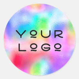 Adesivo Adicione o seu Promocional de logotipo Hológrafo p