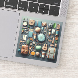 Adesivo Adicione O Seu Próprio "Vinheta De Vinilo De Corte