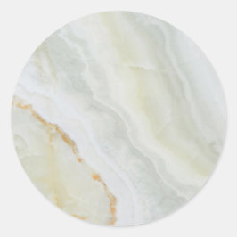 Adesivo Adicione Seu Logotipo Mármore Dourado Elegante Mod