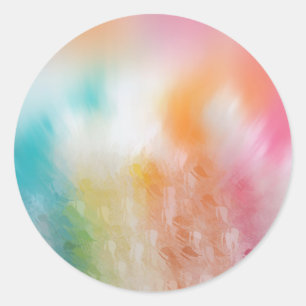 Adesivo Adicione seu Modelo Abstrato de Vazio colorido de