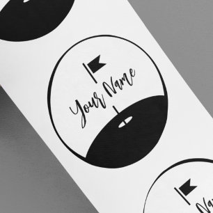 Adesivo Adicione Seu Nome Golf