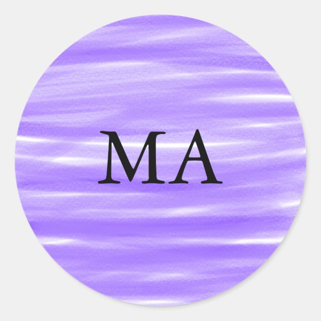 Adesivo Adicione seu nome letra homem monograma simples mi (Frente)