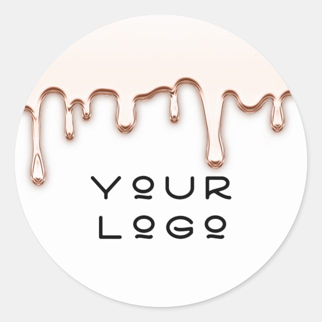 Adesivo Adicione seu Promocional de logotipo Pequena empre (Frente)