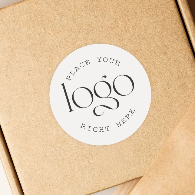 Adesivo Adicione Seu Próprio Logotipo Comercial Personaliz (add your own business logo personalized sticker)