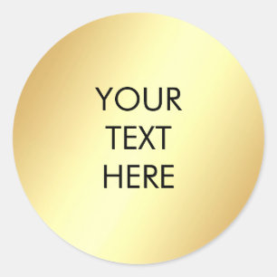 Adesivo Adicione Seu Texto Glamour Modelo Falso Dourado