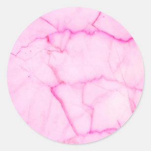 Adesivo Adicione Seu Texto Mármore Pastel Rosa