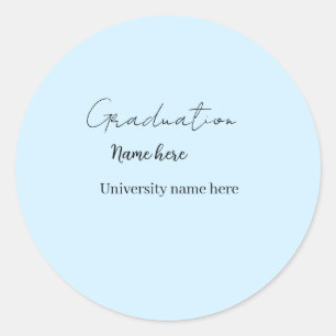 Adesivo adicione seu texto simples graduado adicione o nom