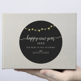 Adesivo Adicione seus anos novos comerciais com logotipos