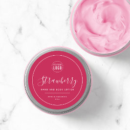 Adesivo Adicione sua borda branca do logotipo Cor editável