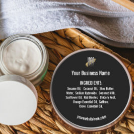 Adesivo Adicione sua lista de componentes de logotipo a pr