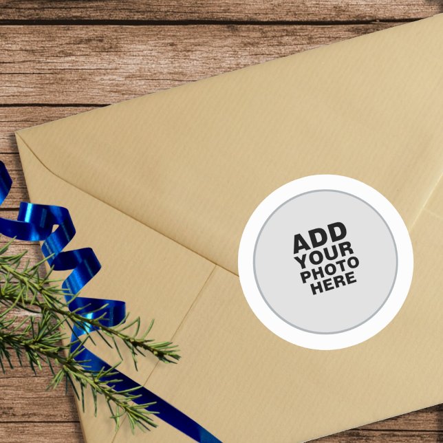 Adesivo Adicione sua própria foto especial (Criador carregado)