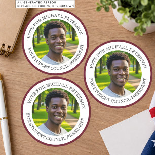 Adesivo Adicione Sua Própria Foto Presidente do Conselho E