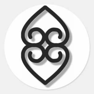 Adesivo Adinkra - Terra-BW