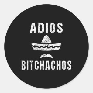 Adesivo Adios Achos Funny Cinco De Mayo Mexicano