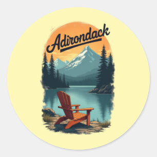 Adesivo Adirondack Vintage Cadeira do Lago