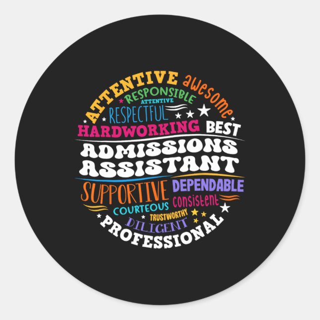Adesivo Admissions Istant Squad Life Teacher Appreciation  (Frente)