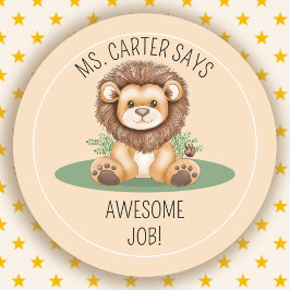 Adesivo Adolescente da Escola de Emprego AWESOME