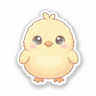 Adesivo Adorable Kawaii Chick Sticker