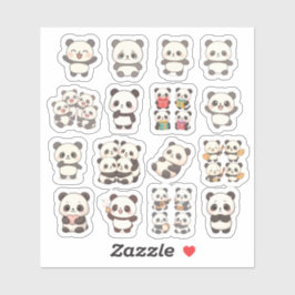Adesivo Adorable Panda Vinyl Sticker