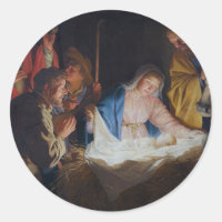 Adoração dos pastores - Honthorst - Natal