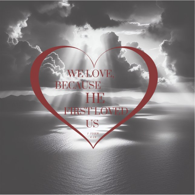 Adesivo Adoramos Porque Sticker (Frente)