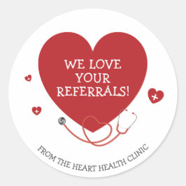 Adesivo Adoramos Seus Referenciais Médicos