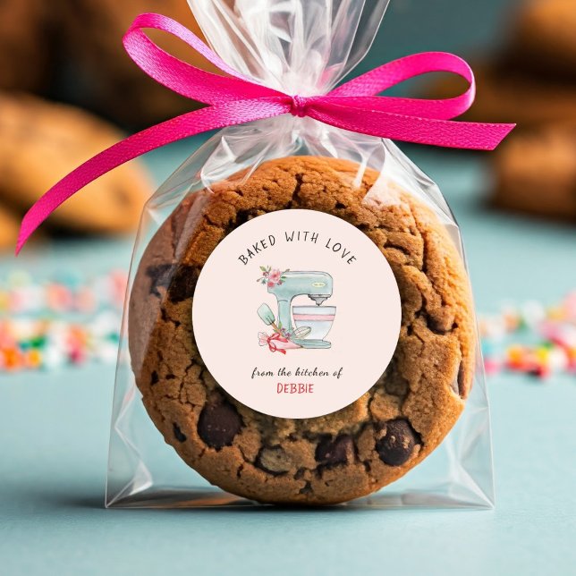 Adesivo Adoráveis padeiros que 'cozinham com amor' (Criador carregado)