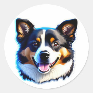 Adesivo Adorável Bernese Puppy Happy Dog Design