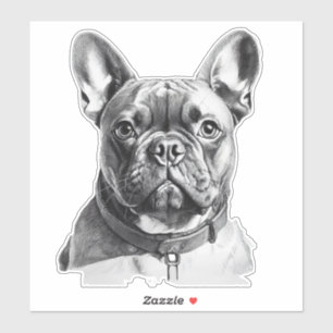 Adesivo Adorável Buldogue Francês