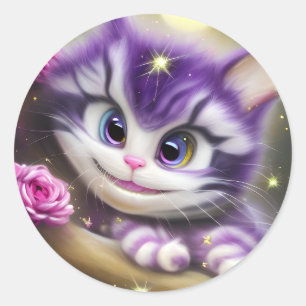 Adesivo Adorável Cheshire Kitten