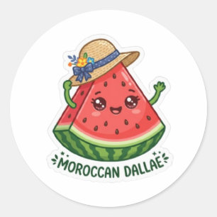 Adesivo Adorável Kawaii Dallae Marroquina Tradicional SumS