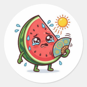 Adesivo Adorável Kawaii Melão Marroquino de Verão DallStic