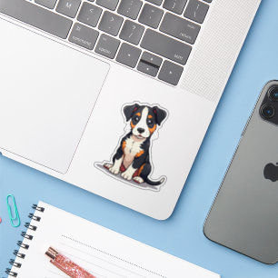 Adesivo Adorável Kawaii Sticker de Cachorrinho Manchester