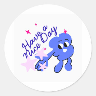 Adesivo Adorável Tenha Um Bom Dia Kawaii Sticker De Desenh
