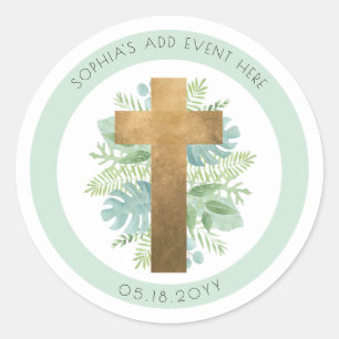 Adesivo Adorno de Evento Religioso Vedação de Envelope de