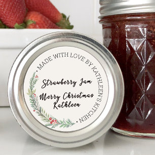 Adesivo Adornos de Natal Feitos Com Amor Blank