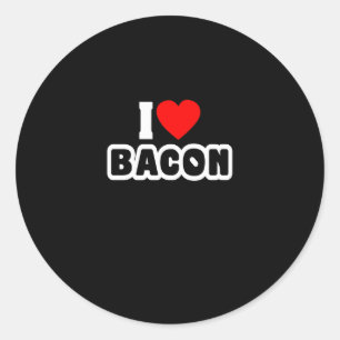 Adesivo Adoro Bacon Engraçado Bacon Lover