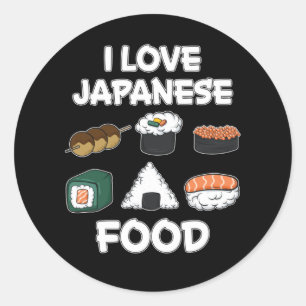 Adesivo Adoro Comida Japonesa Engraçado Japão Rice Ramen