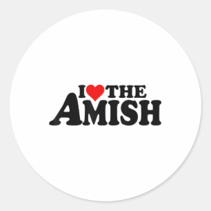 Adesivo Adoro Coração A Amish _1