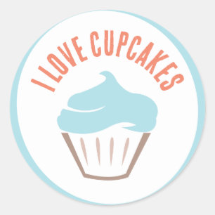 Adesivo Adoro Cupcakes Sticker