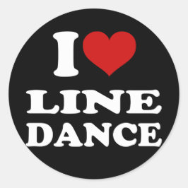 Adesivo Adoro dança de linha
