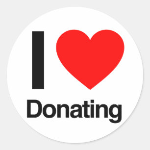 Adesivo adoro doar