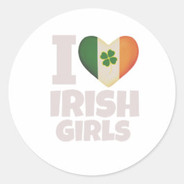 Adesivo Adoro garotas irlandesas, e ruas lindas.