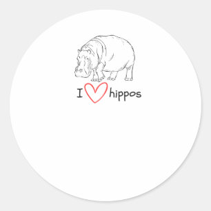 Adesivo Adoro Hippos - Wild Life S Sticker