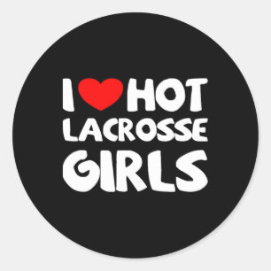 Adesivo Adoro Hot Lacrosse Meninas Engraçadas Esporte Card