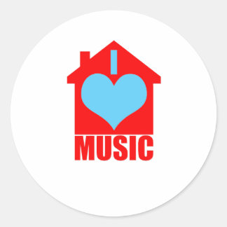 Adesivo Adoro Música da Casa - Casa do Coração