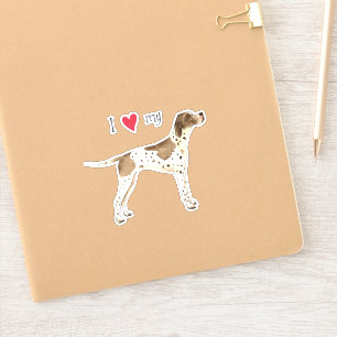 Adesivo Adoro o meu ponteiro de vinil